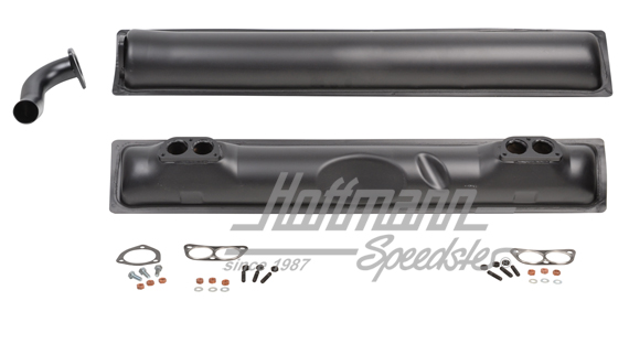 Sports exhaust, sheet steel, 914/4, 1.7-1.8 | 021 251 053 C | 600-2098