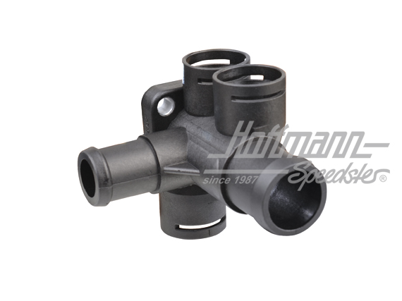 Water flange, petrol car, 1.6-1.8, 88-93 | 037 121 132 B | 201-1530-10