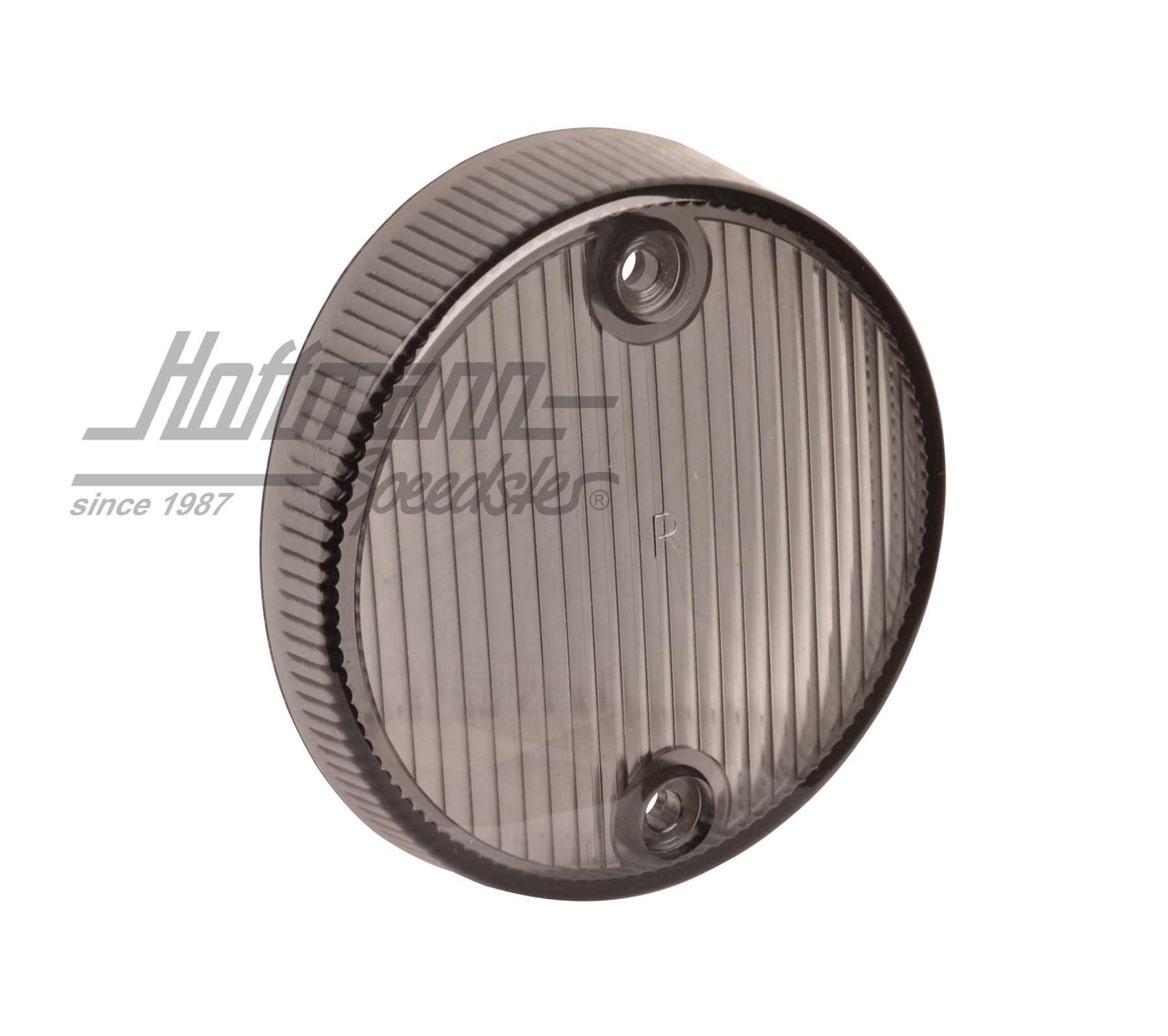 Glass, side marker light, smoked, right                                                             