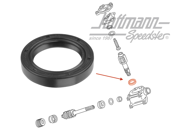 Shaft seal ring, steering-roller shaft, 1302/1303 | 113 415 297 | 020-4295-32