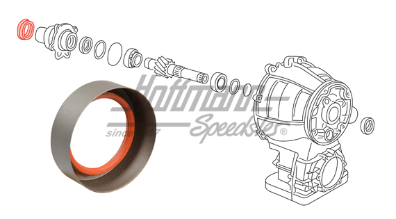 Shaft seal ring, automatic transmisson                                                              