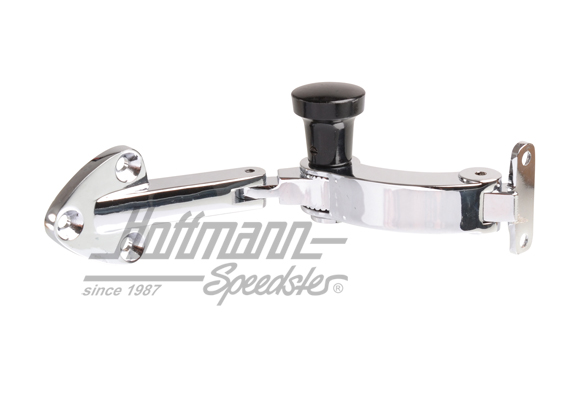Pop-out window latch, chromed, 65-77, left                                                          