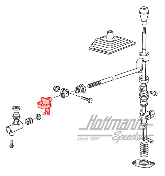 Guide, shift rod front, 1.1-1.3                                                                     