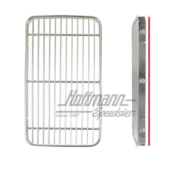 Engine-hood grille, straight, 356 Coupé                                                             
