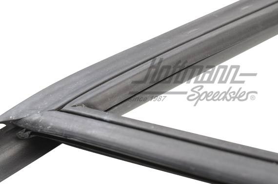 Seal, side window, 911 Coupé, 78-89, left                                                           