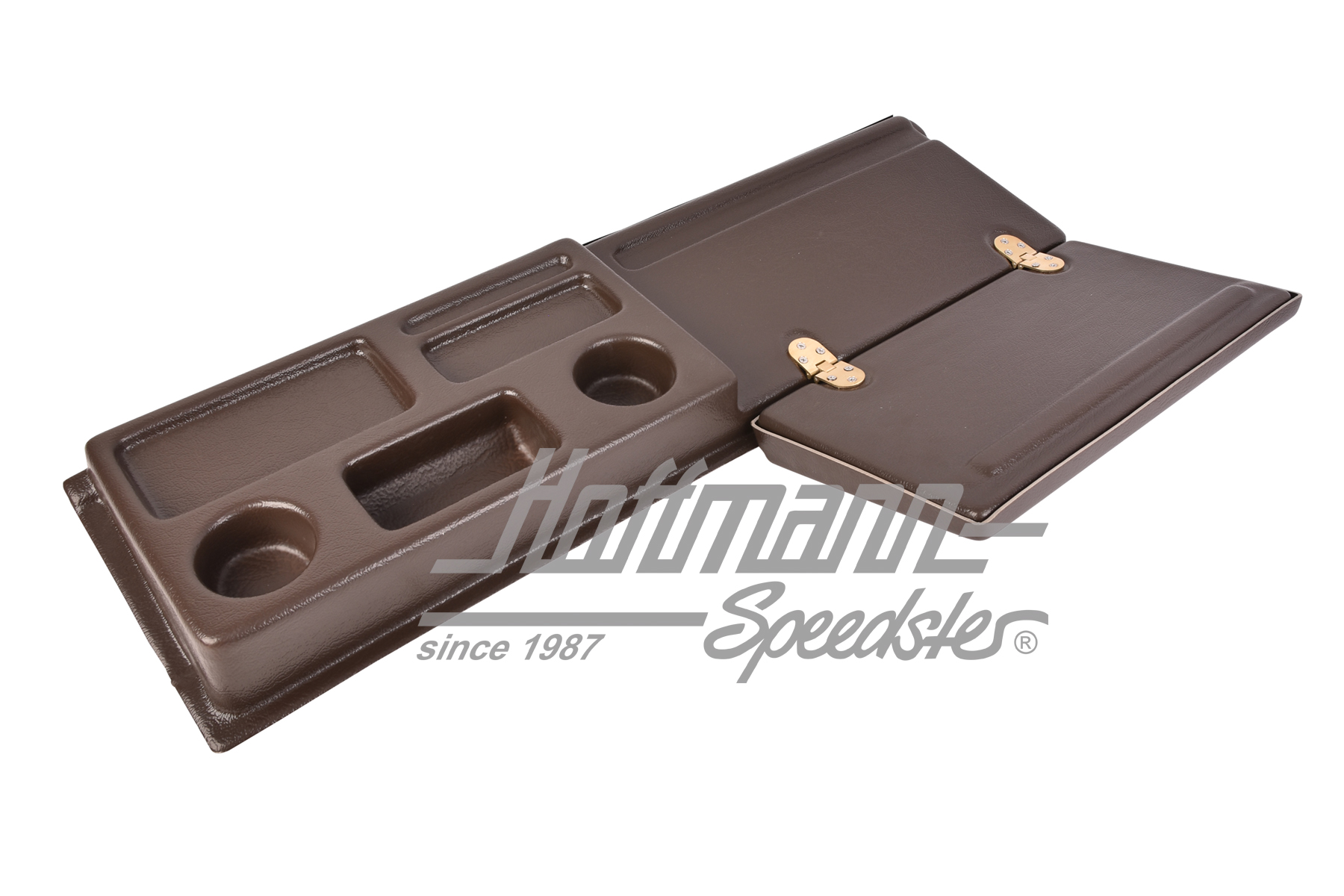 Tray, big, dashboard, with table, brown                                                             