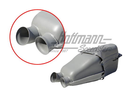 Exhaust, stainless steel, 964                                                                       