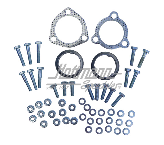 Attachment kit, exhaust, Bus T3, 1.9-2.1, WBX | VW 35209A | 320-3305