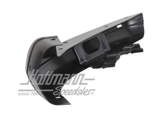 Bumper edge, front, 67-72, black, right                                                             