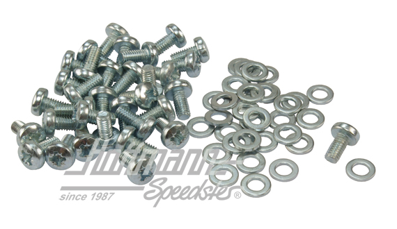 Screw set, engine tins, standard |  | 020-0265