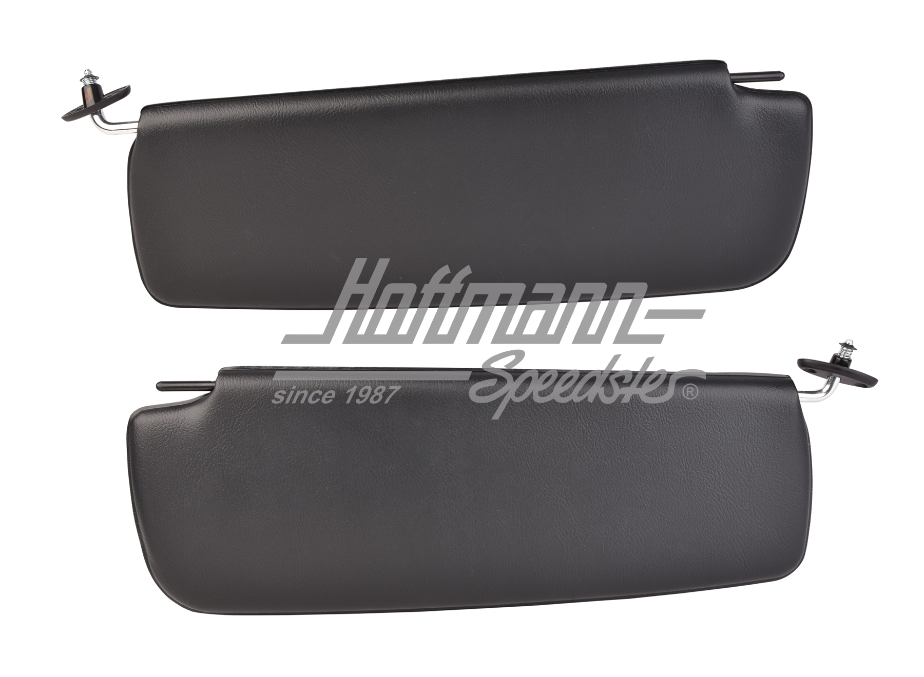 Sun visors, Type 3, without mirror, black                                                           