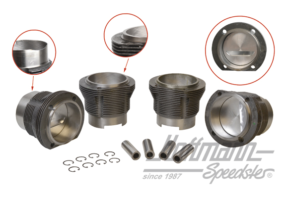 Piston + cylinder set, 104x71-78mm, 2.4, (Big) | VW104T4S71 | 092-0690