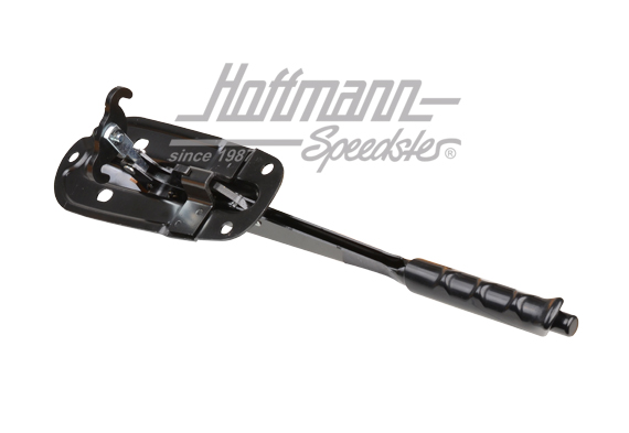 Hand-brake lever, complete, -67, black                                                              