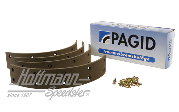 Brake-lining set, front, 1302/1303, 8.70-                                                           