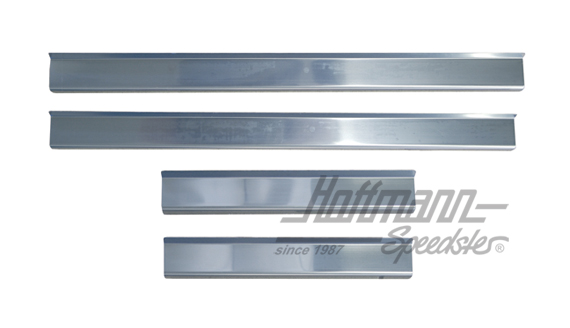 Rocker panel trim, stainless steel, Golf 3, 4-doors | 258379 | 200-6708