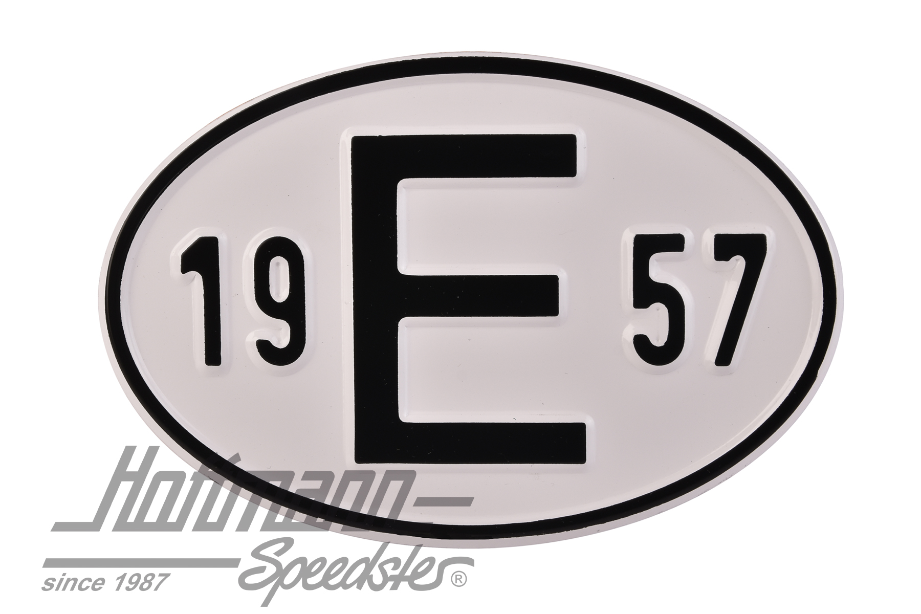 Nationality plate "E", alu, with year 1957 |  | 020-2403-57