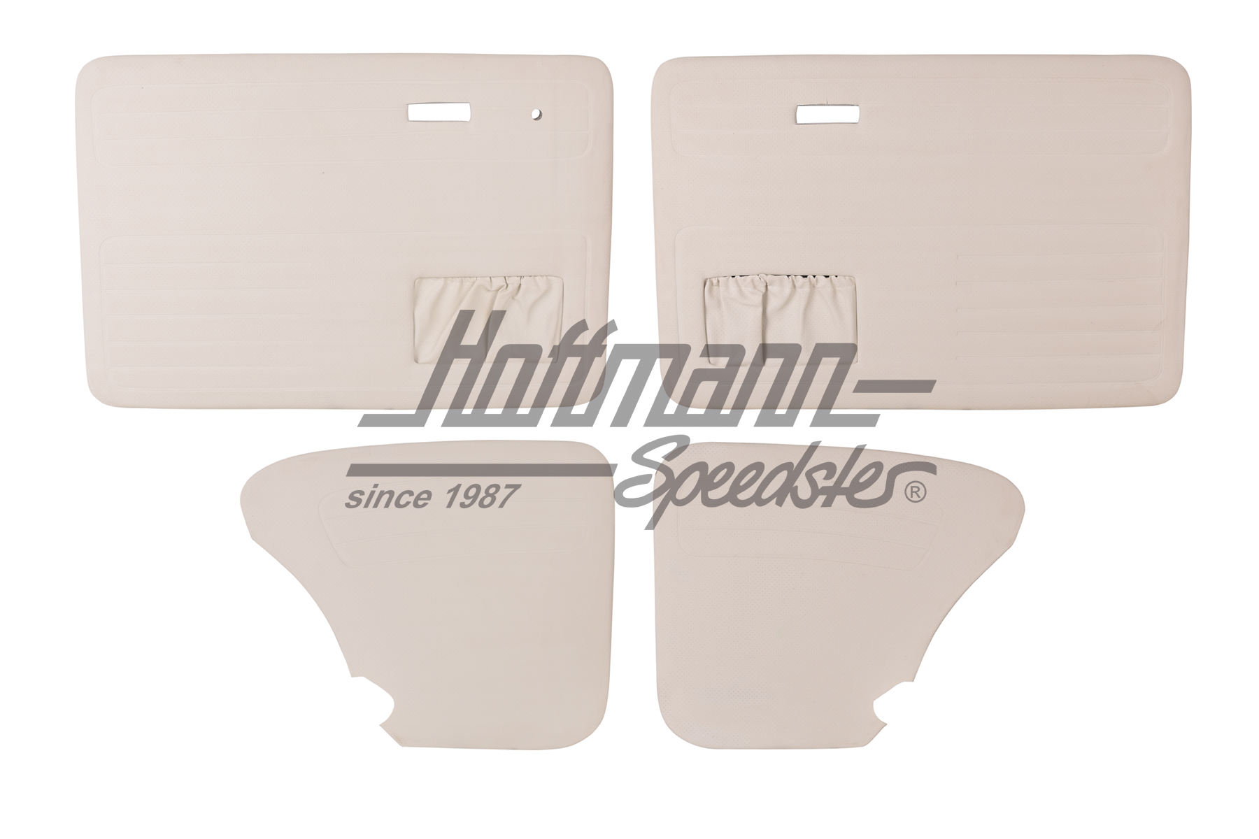 Door panels, white, Sedan, 8.66- | 113 898 320 | 020-0022-30