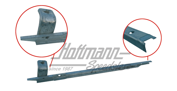 Guide rail, door, rear, left, 8.72- | 111 837 417 C | 020-5168-21