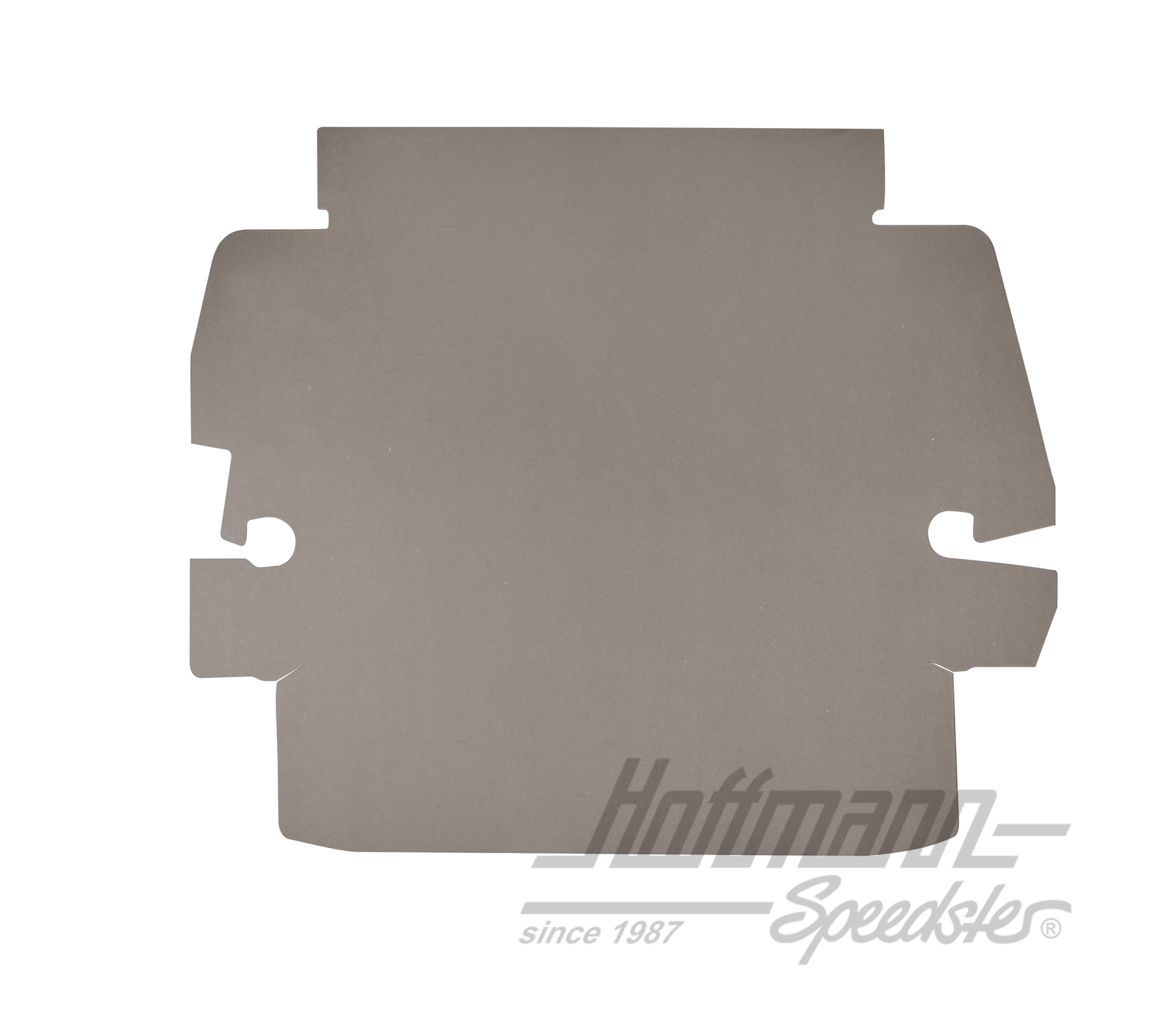 Front trunk liner cardboard, 61-67, reproduction, grey | 113 863 509 C | 020-5374-44