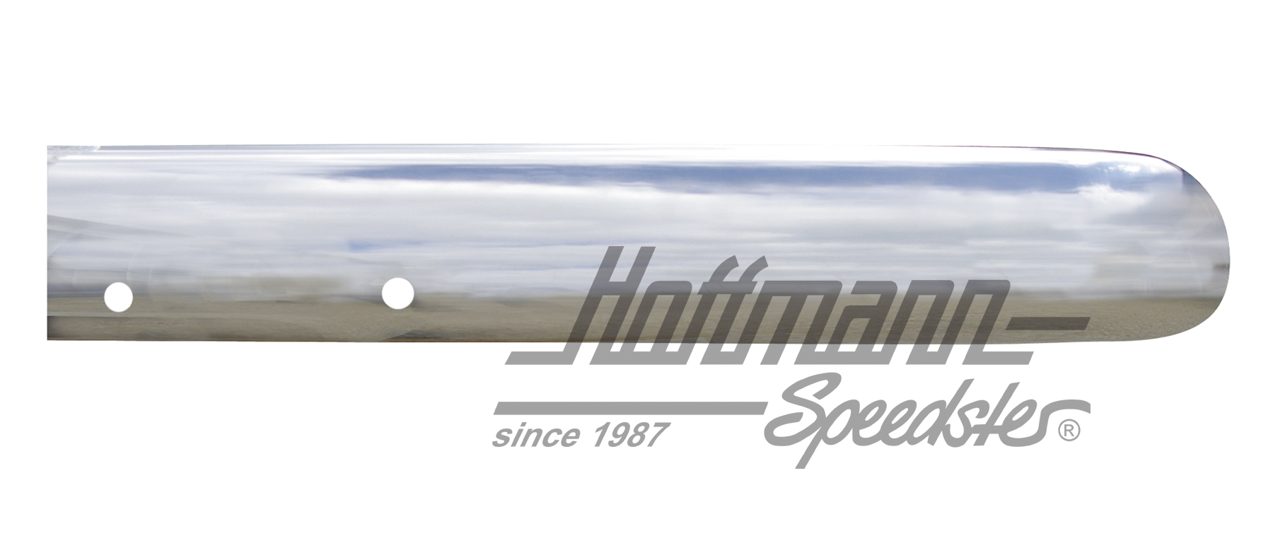 Bumper "old", front, stainless steel | 113 707 111 A | 020-3059-10