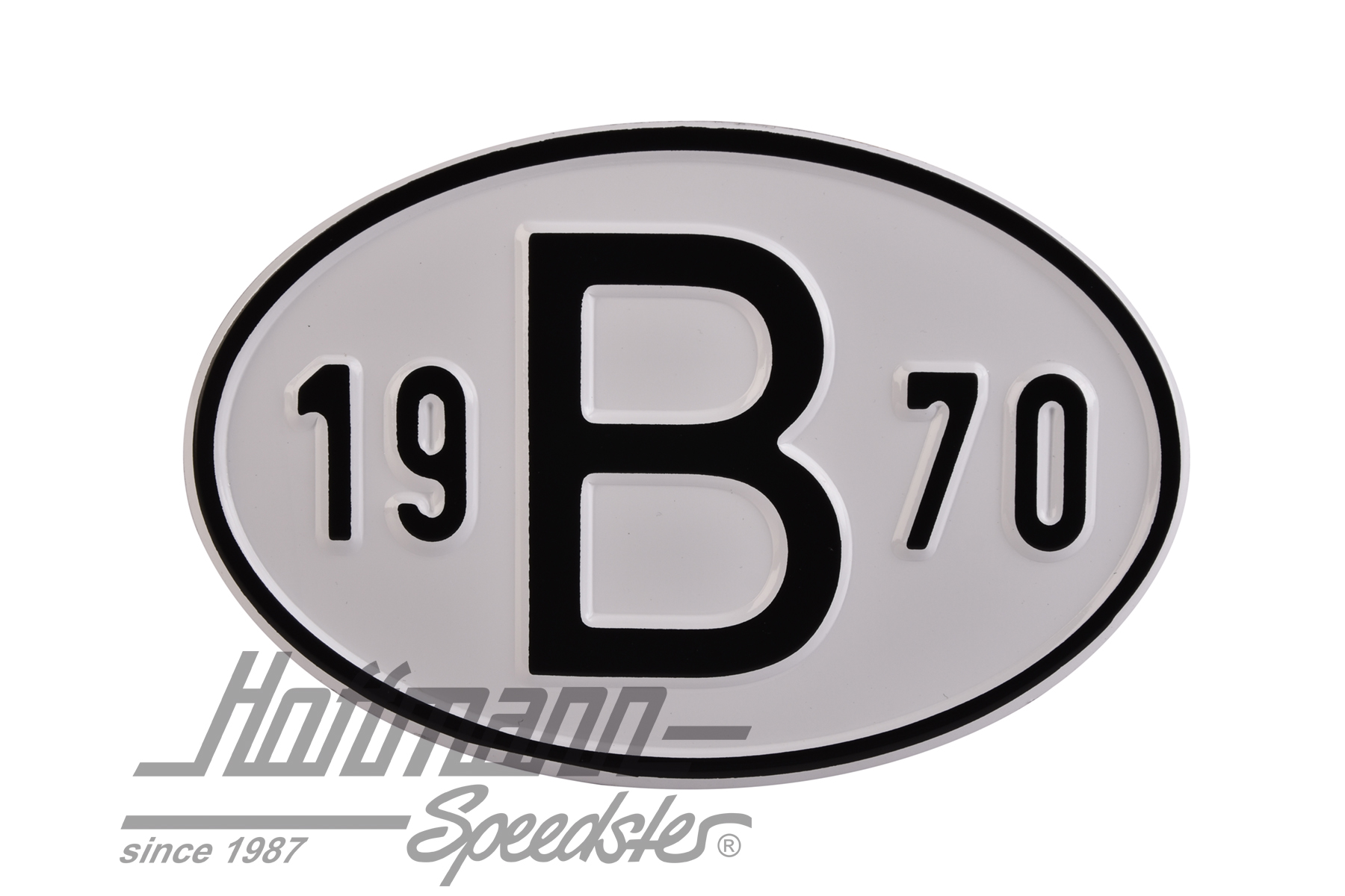 Nationality plate "B", alu, with year 1970 |  | 020-2397-70