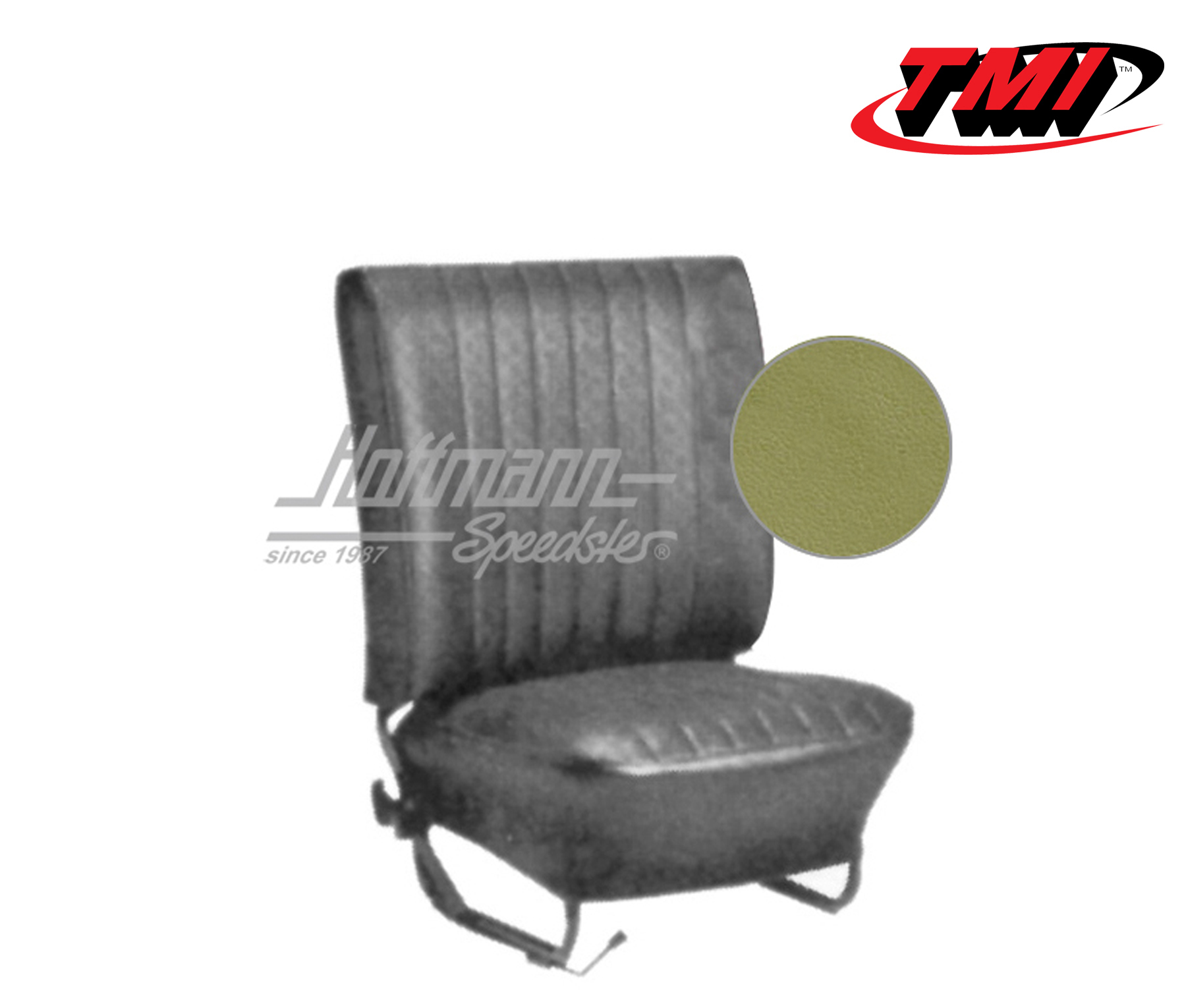 Seat upholstery, Conv., 8.64-7.67, Classic, pea green | 43-1323-25-15W | 055-6544