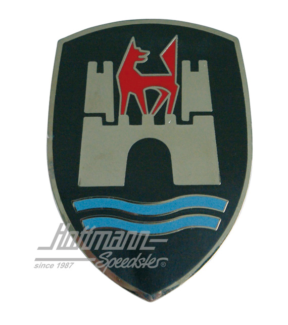 Front hood emblem, 8.59-7.62                                                                        