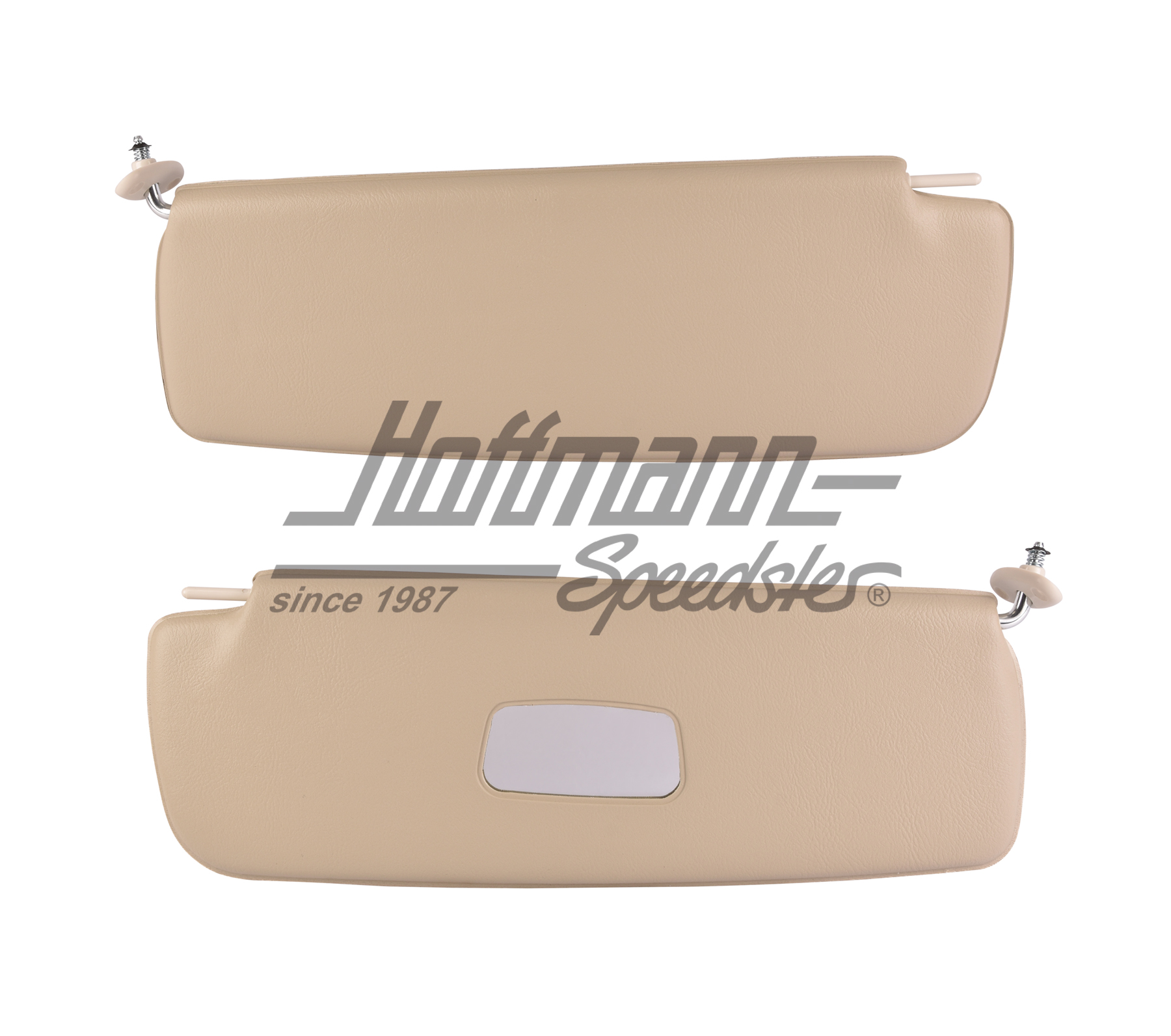 Sun visors, mirror, Type 3, off-white | 21-3013-15 | 069-9773-15