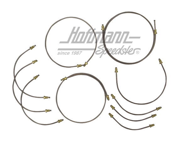 Brake line kit, Kunifer, Porsche 911 | 90810201 | 522-1005
