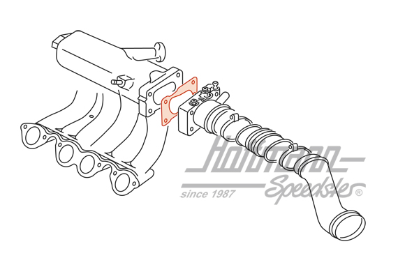 Gasket, throttle body, GTI                                                                          