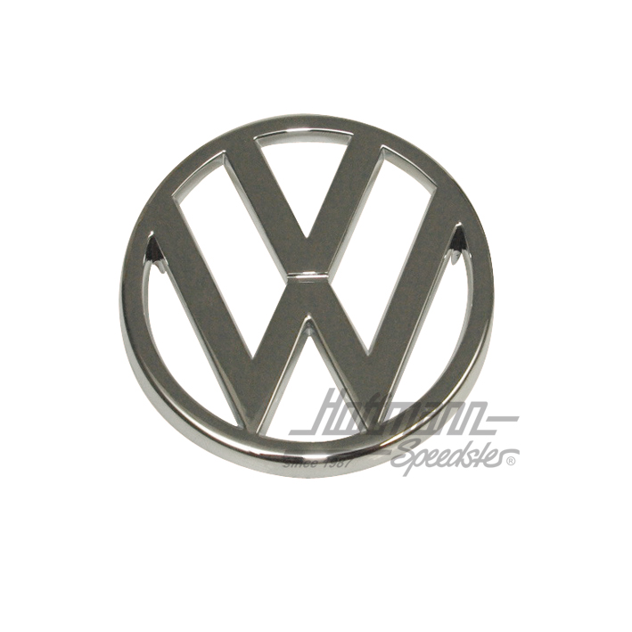 Emblem, front, chromed, Golf/BUS T3, 4.74- | 321 853 601 | 180-6500