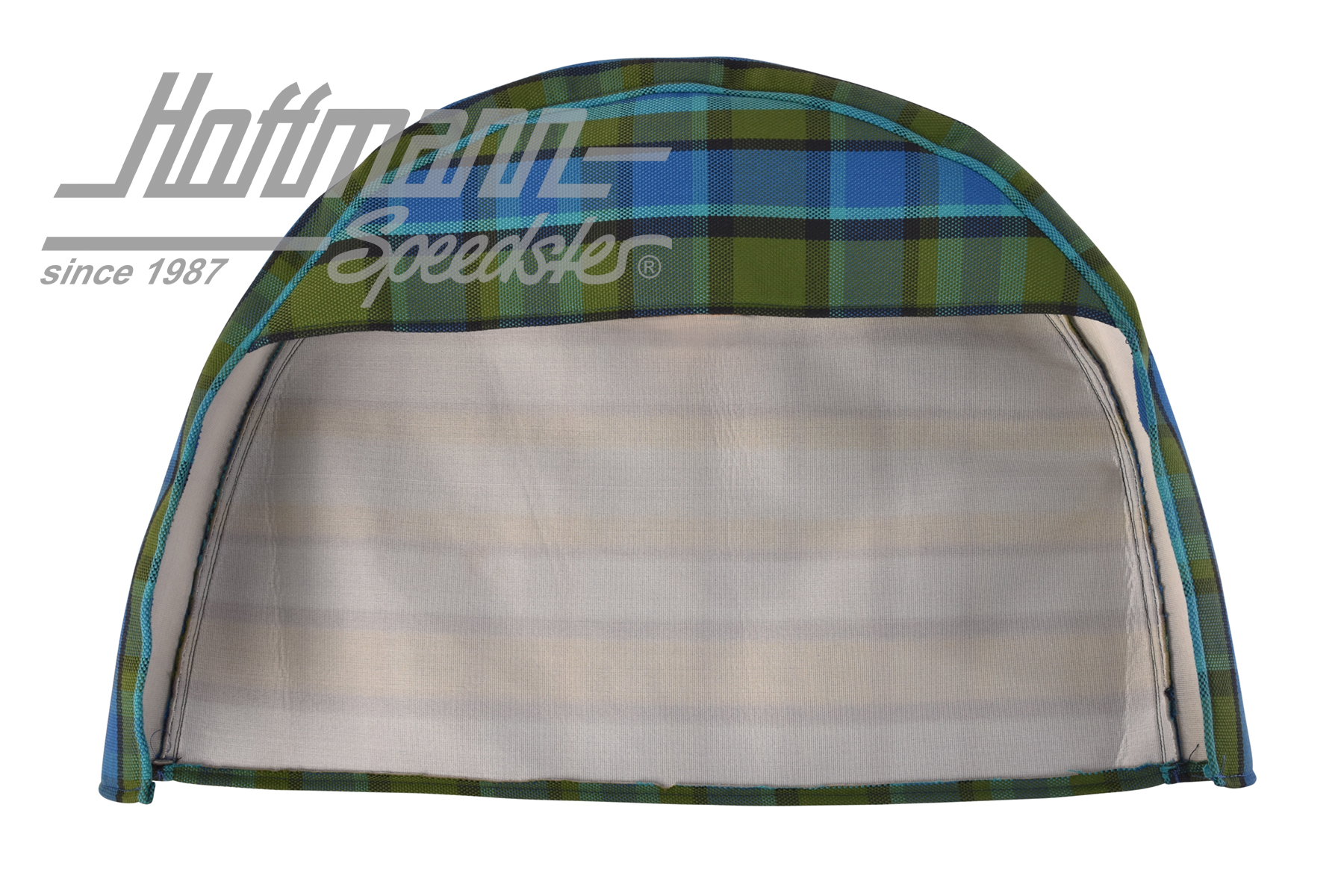 Spare wheel cover, Westfalia, blue/green                                                            