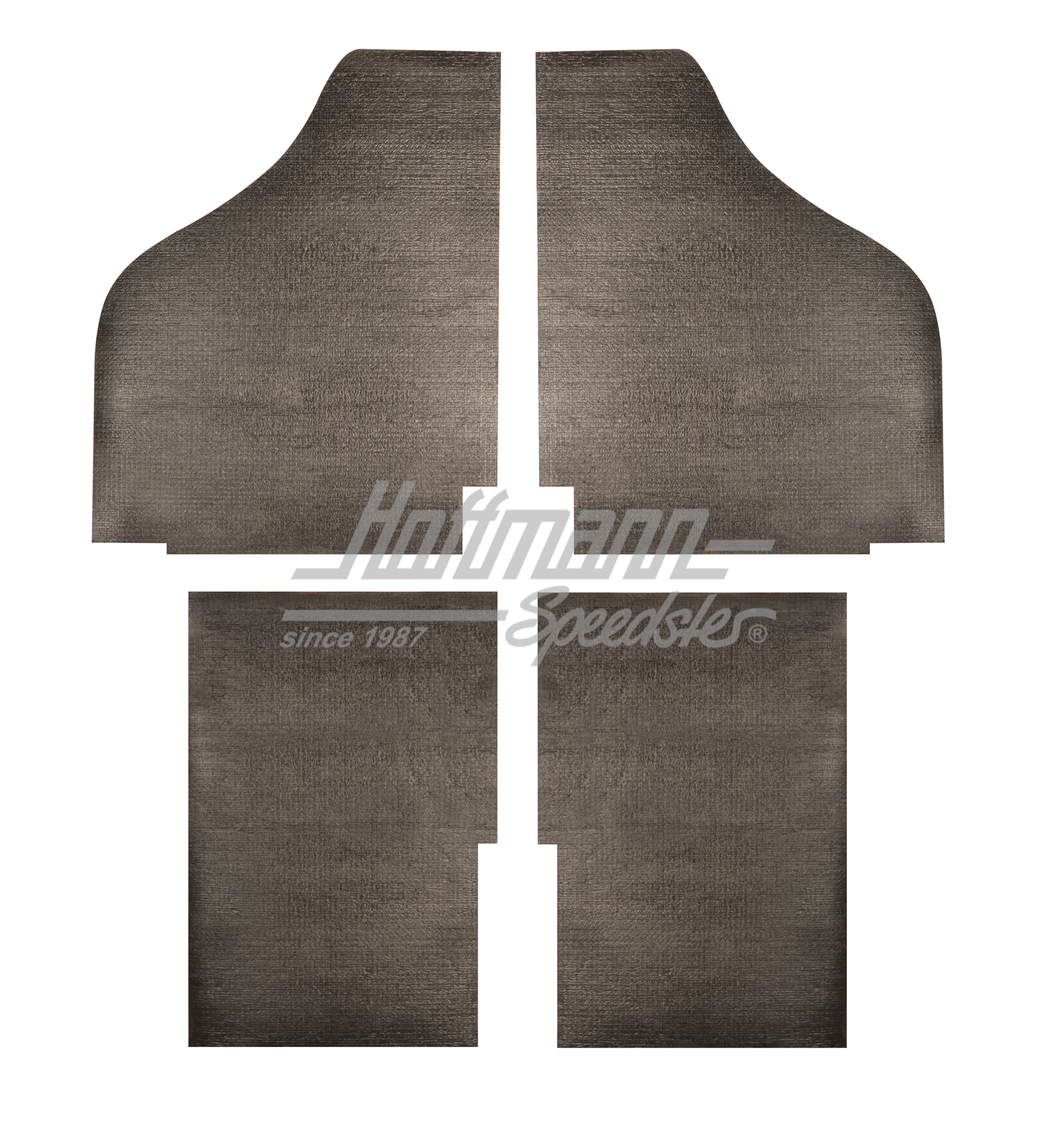 Floor panel insulation, Karmann Ghia | 141 863 707 / 141 863 707 A | 066-0058-37