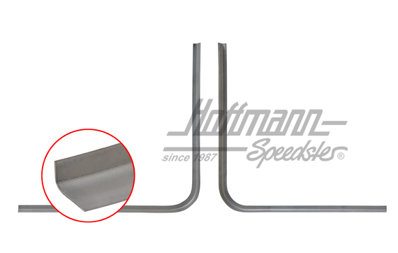 Front window frame, corner pieces, outer, left/right                                                