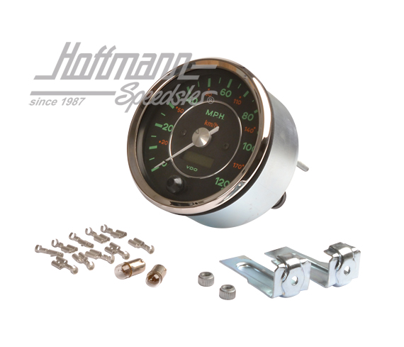 Speedometer, Porsche 356 C, 100mm,  M./km/h | V519846 | 021-0530