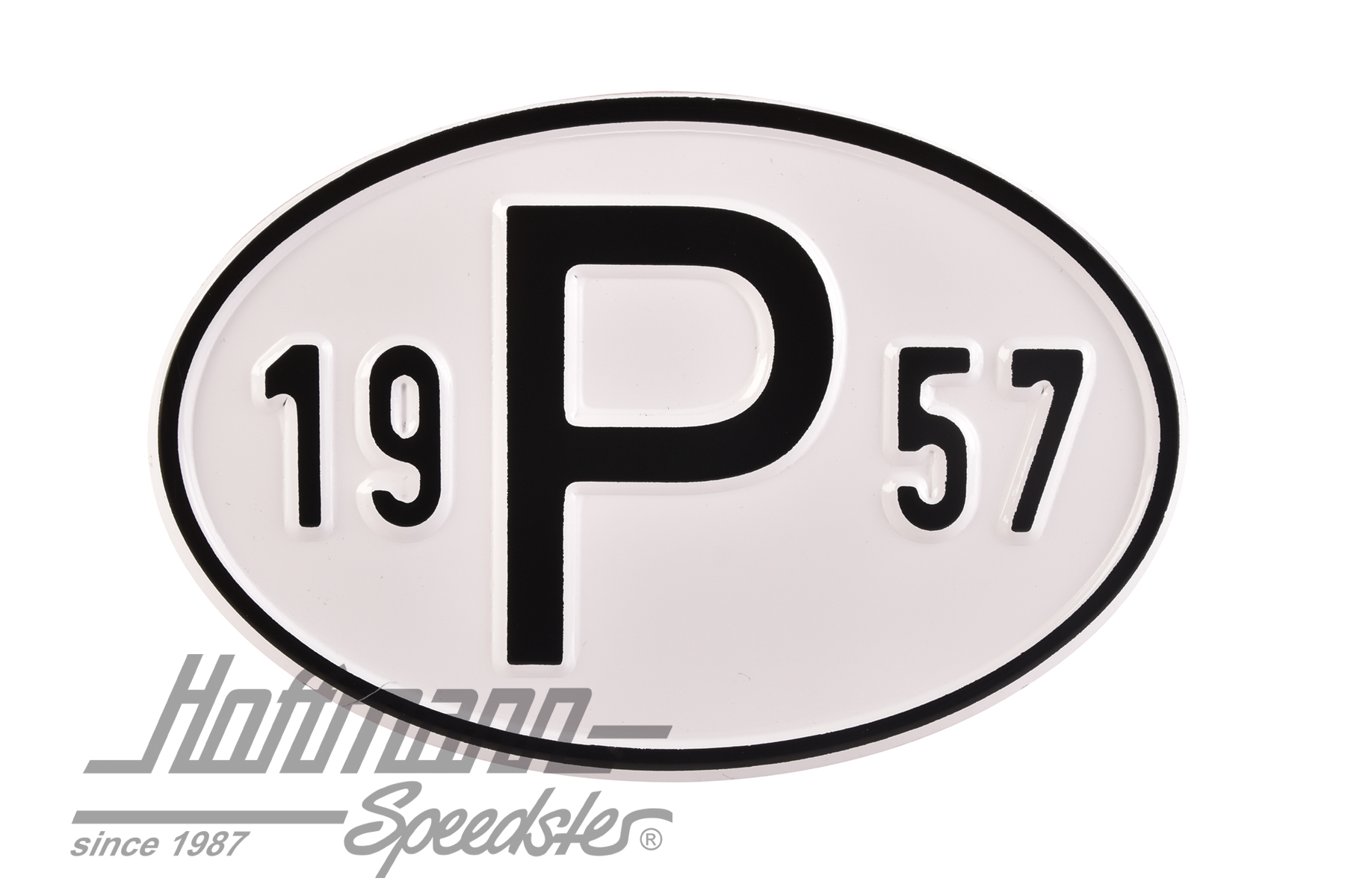 Nationality plate, alu, "P", with year 1957 |  | 020-2405-57