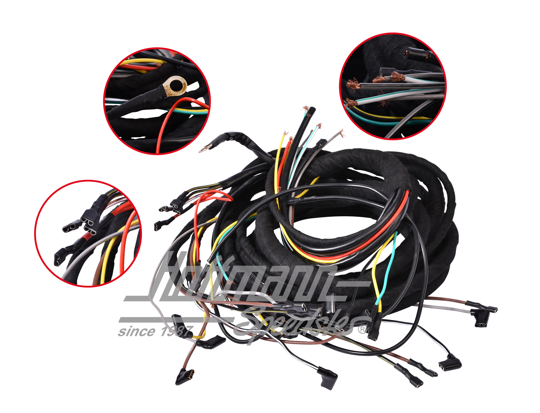 Cable set, wiper fluid pump, 65-68 | 901 612 001 01 | 580-1294-10