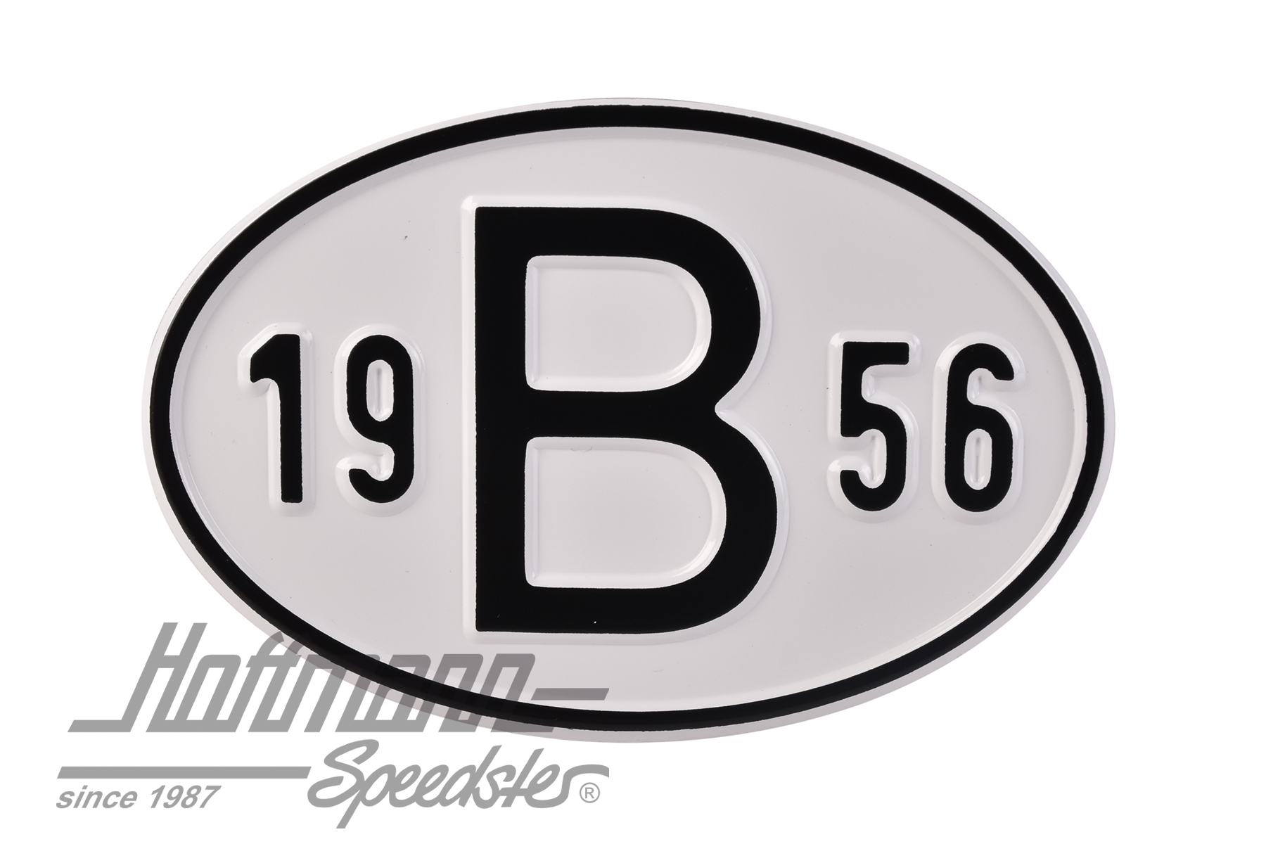 Nationality plate "B", alu, with year 1956 |  | 020-2397-56