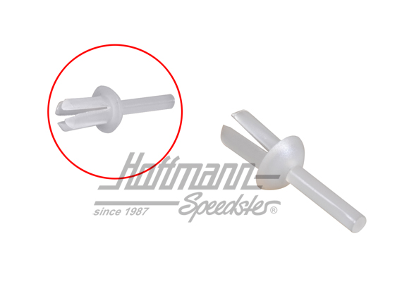 Splay rivet, sill cover, 911/912, 65-73                                                             