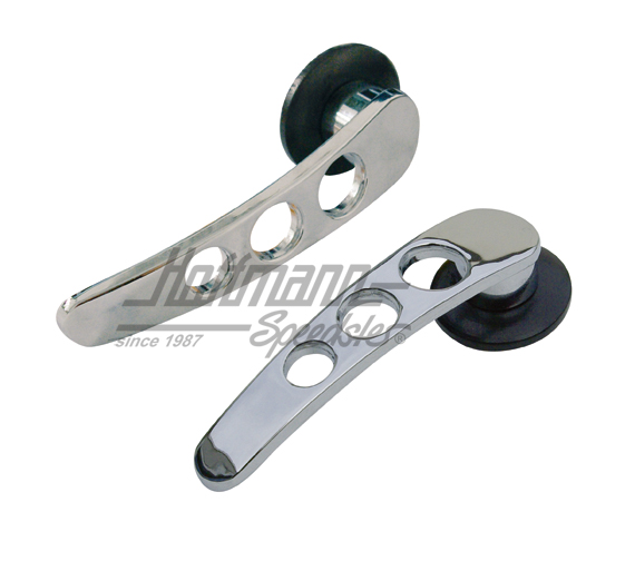 Door opener, chromed / black, -7.66 |  | 010-3108-05