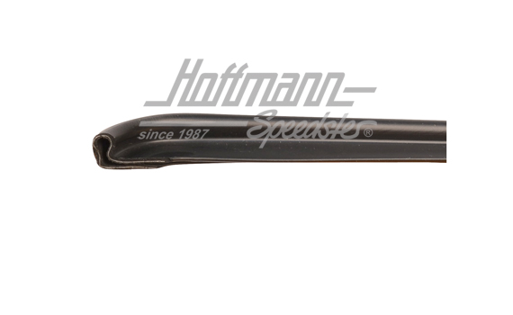 Moulding, A-pillar, Convertible, black, right                                                       