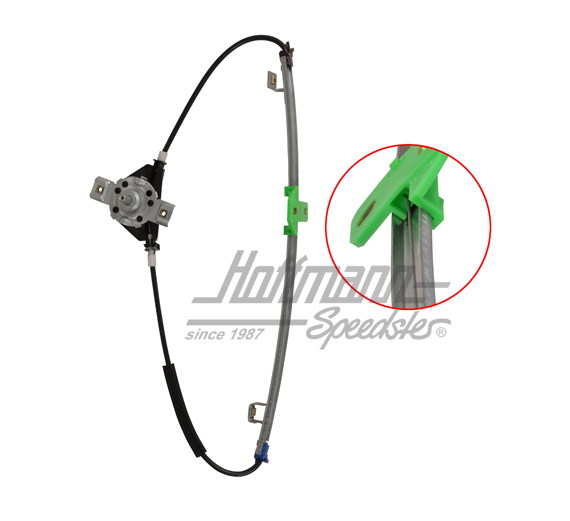 Window regulator, Golf 2, rear, right | 193 839 402 | 208-3090-02
