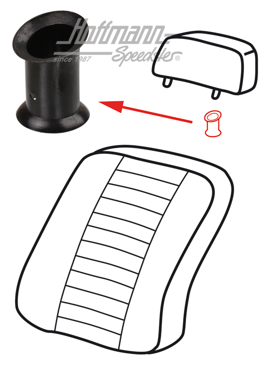 Guidance, headrest, 1.69-7.74 | 141 881 737 A | 066-1100
