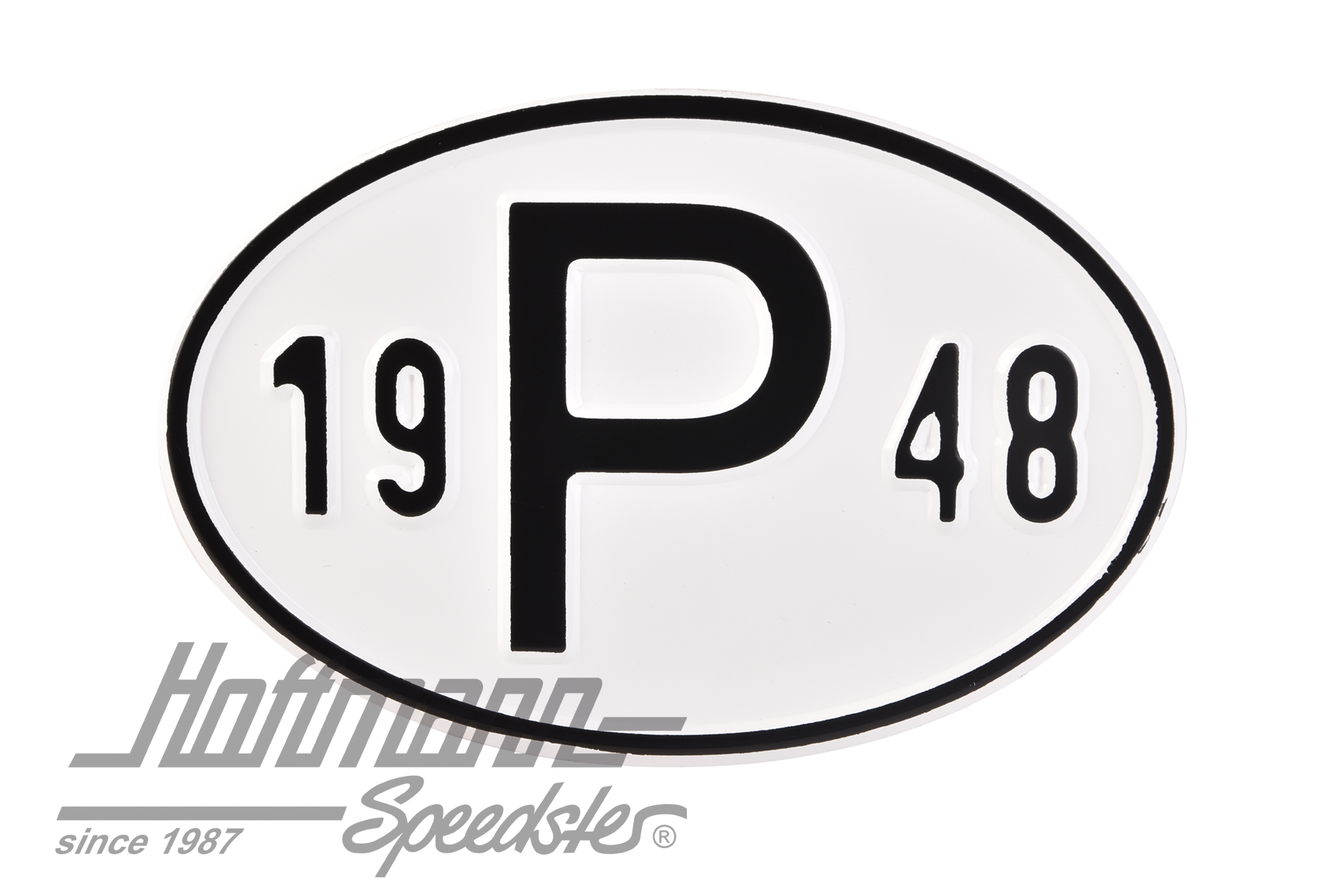 Nationality plate, alu, "P", with year 1948 |  | 020-2405-48