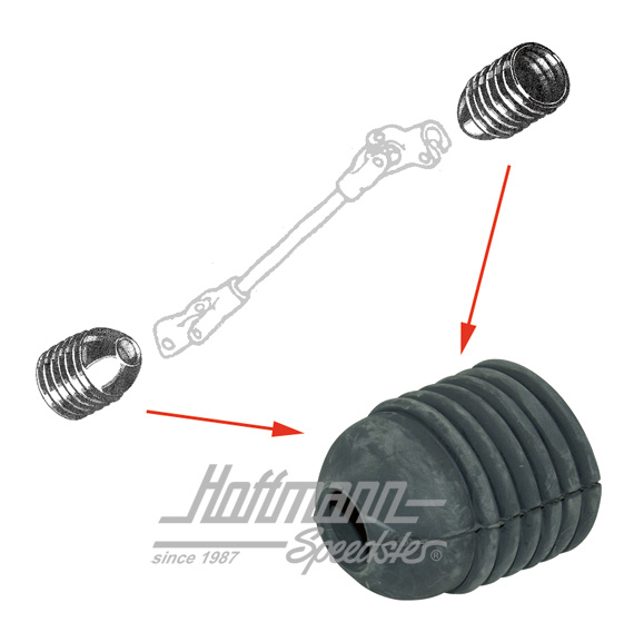 Protection cover, universal joint shaft, 02/03, -7.74 | 113 415 979 B | 020-2558