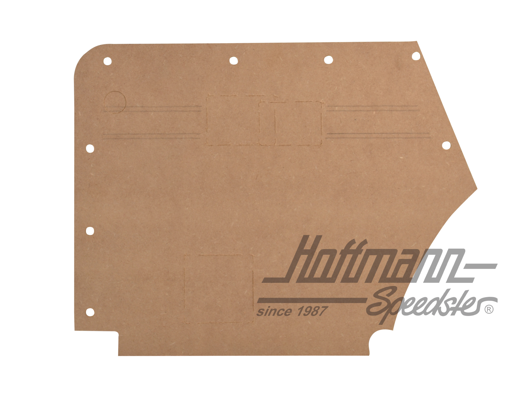 Side panel, Beetle Convertible, 8.72-, bare | 137910 | 055-7590-18