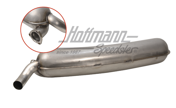 Exhaust, SSI, 1x60mm, 75-89                                                                         