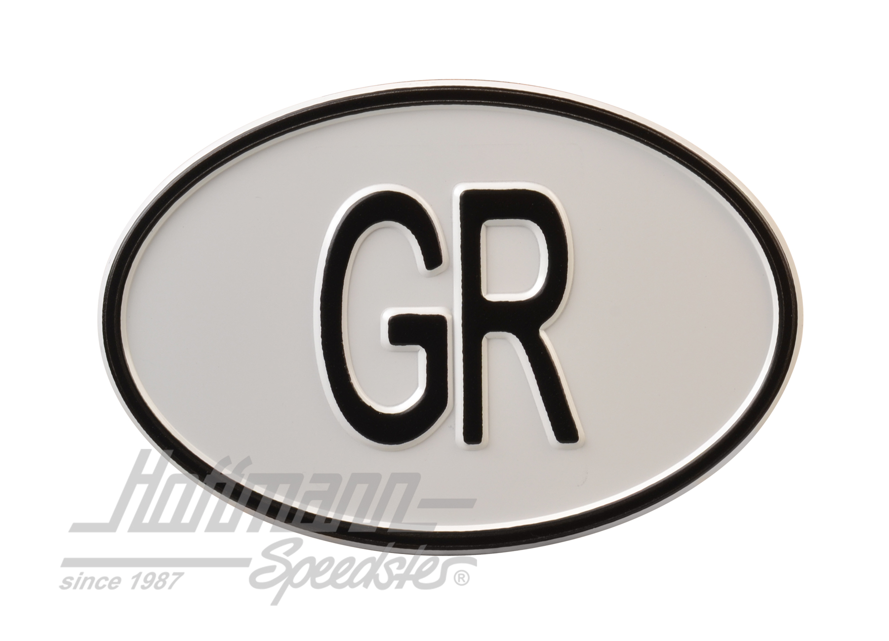Nationality plate "GR", aluminium |  | 020-2406