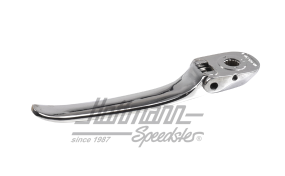 Handle, folding roof, chromed, 8.62-7.67                                                            