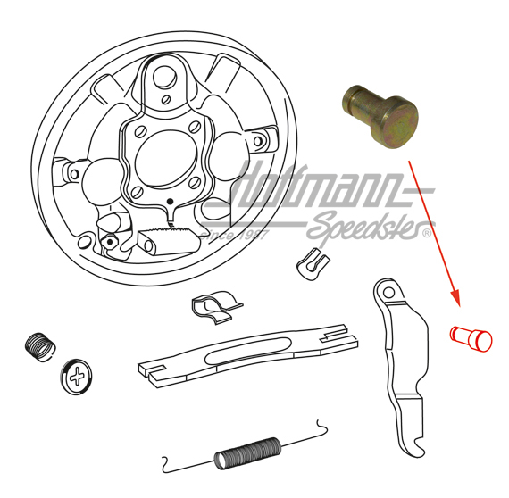 Pivot, hand-brake-cable lever                                                                       